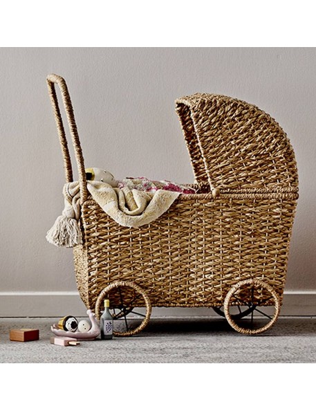 Jouet landau en osier Bloomingville mini Jouet landau en osier Bloomingville mini