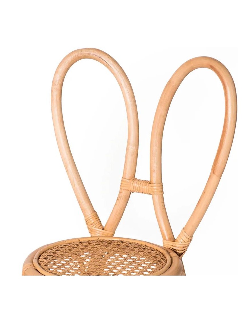 Chaise Enfant En Rotin Lapin