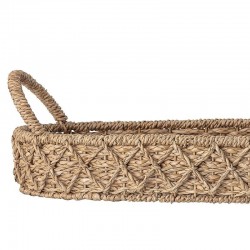 Panier Déco XXL en Jonc de Mer – Idéal en Centre de Table ou Vide-Poche