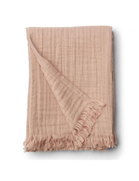 Liewood plaid gaze de coton bio, rose"Magda" Liewood plaid gaze de coton bio, rose"Magda"