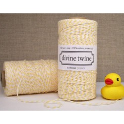 Divine Twine - Ficelle Baker Twine - citron