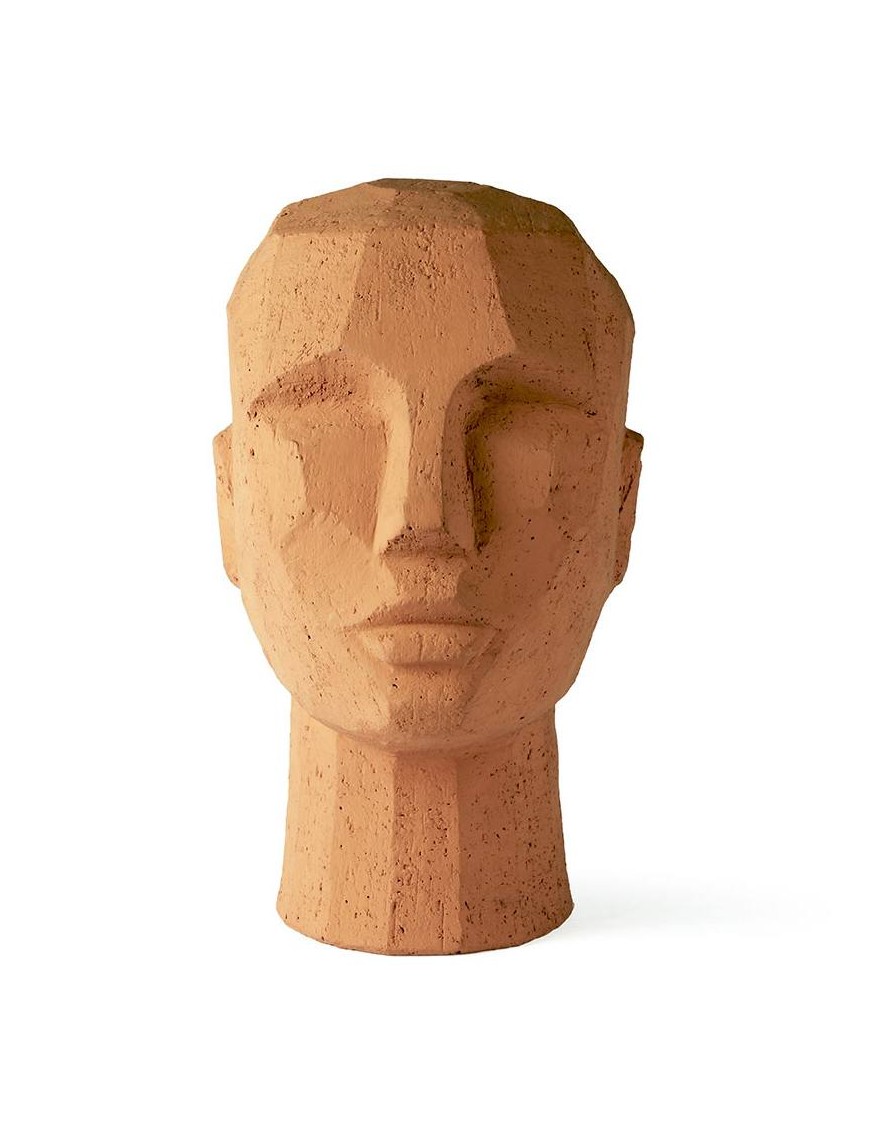 PopLineSculptureTêteTerracottaHkLiving
