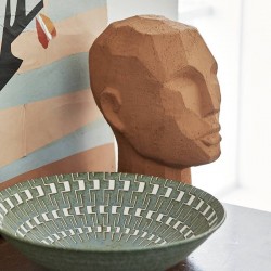 PopLineTêteTerreCuiteHkLivingSculpture