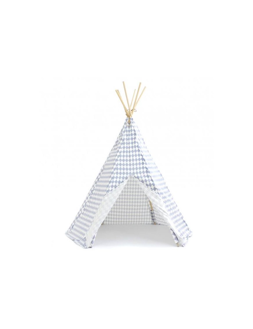 Nobodinoz teepee Blue diamonds "Arizona"