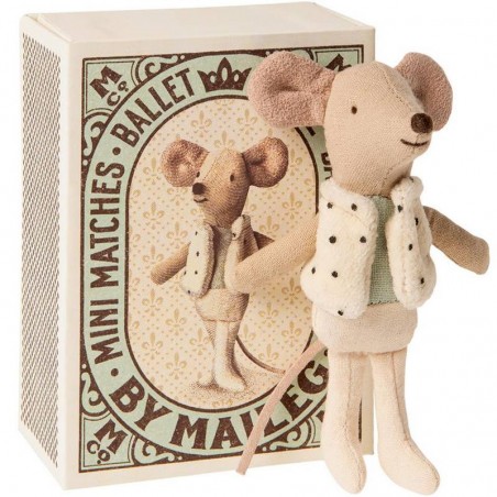 Maileg souris little brother "dancer in matchbox" Maileg souris little brother "dancer in matchbox"