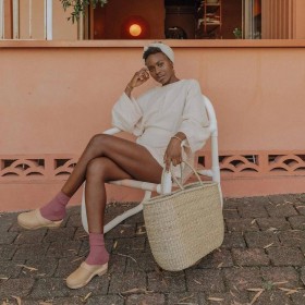 Sac cabas tressé "caro" Olli Ella