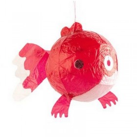 Kamifusen - Ballon en Papier Japonais - Poisson rouge