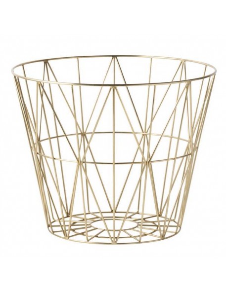 FERM living panier corbeille laiton "wire basket"