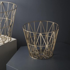 FERM living panier corbeille laiton "wire basket"