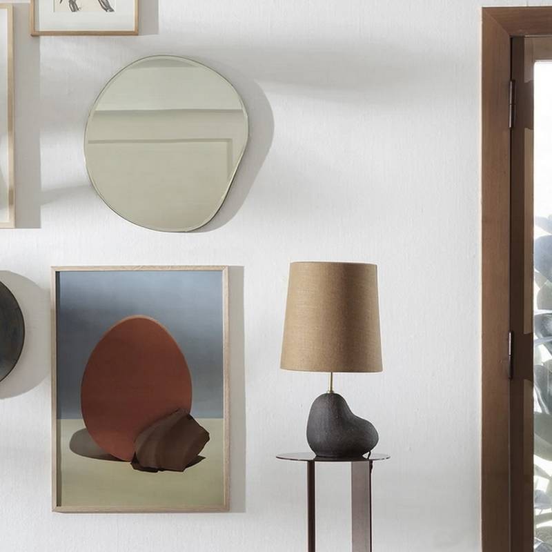 Ferm living mirror "Pond" small in stock - shop online