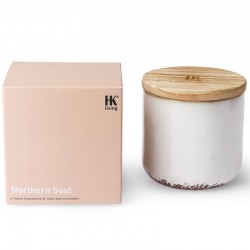 HK Living - bougie naturelle parfumée : northern soul