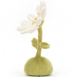 Side profile of Flowerlette Daisy plush – Jellycat floral soft toy for newborns