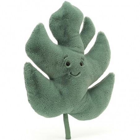 Peluche bébé originale feuille tropicale Jellycat