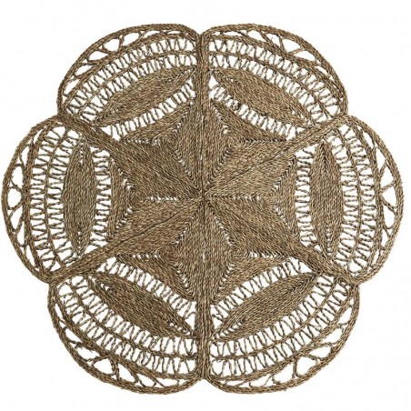Tapis rond naturel Madam Stoltz Tapis rond naturel Madam Stoltz