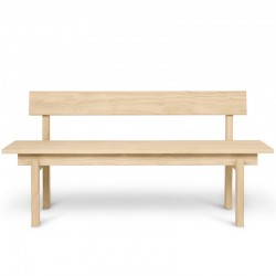 Banc en bois naturel - extérieur / intérieur "Pika" Ferm living