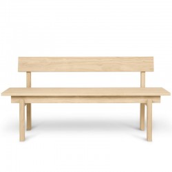 Banc en bois naturel - extérieur / intérieur "Pika" Ferm living