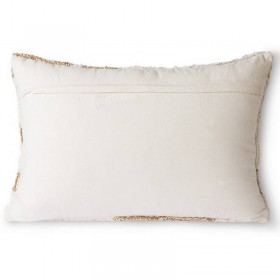 Coussin écru/beige "fluffy" HK Living