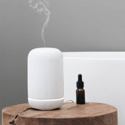 Meraki diffuseur huiles essentielles en céramique blanche