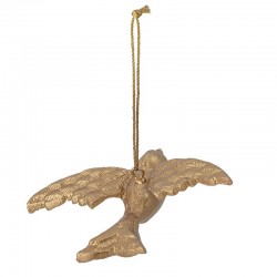 gold bird ornament from Bloomingville