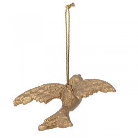 gold bird ornament from Bloomingville