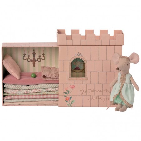 Maileg coffret souris princesse au petit pois Maileg coffret souris princesse au petit pois