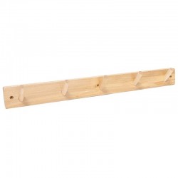 Birch wooden rack with 5...