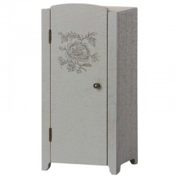 Maileg mini armoire vintage, gris/menthe
