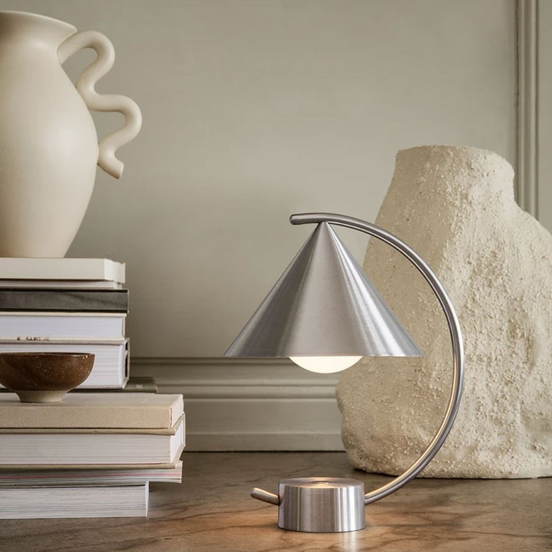 lampe à poser design sans fil avec variateur de lumière