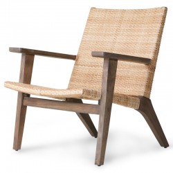 Wooden lounge chair