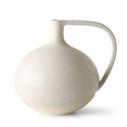 HK living ceramic jar M white