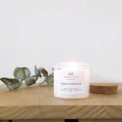 Bougie naturelle fleur d'oranger