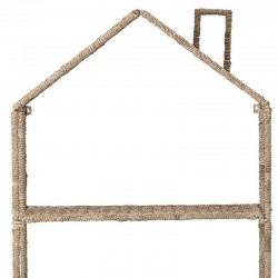 House-Shaped Shelf in Natural Fiber – Perfect for a Kid’s Room
