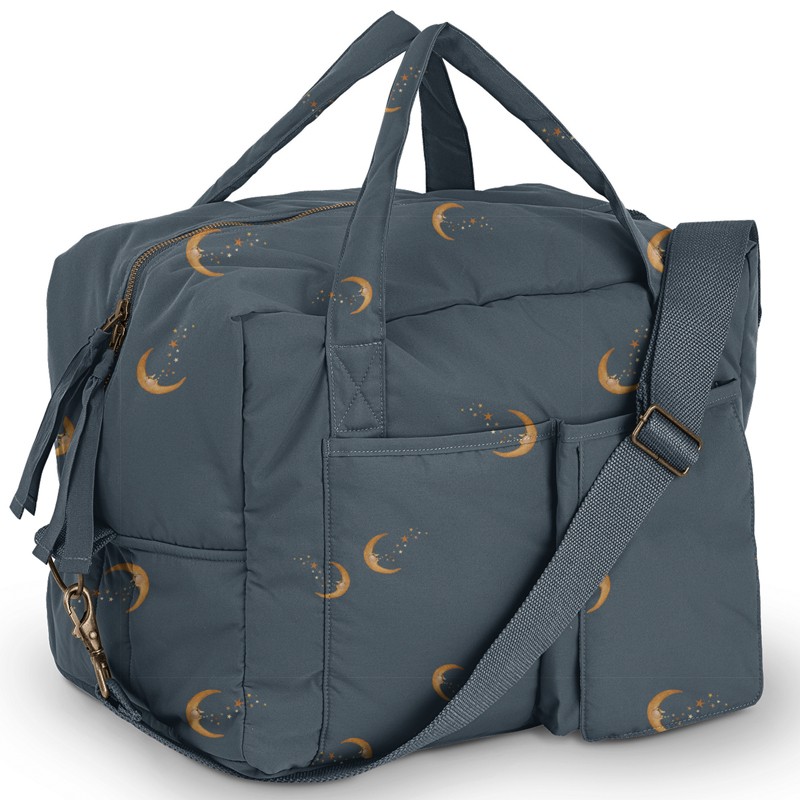 sac a langer konges slojd moon marine avec matelas a langer