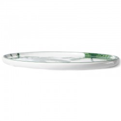 assiette plate originale et design palmier vert hk living