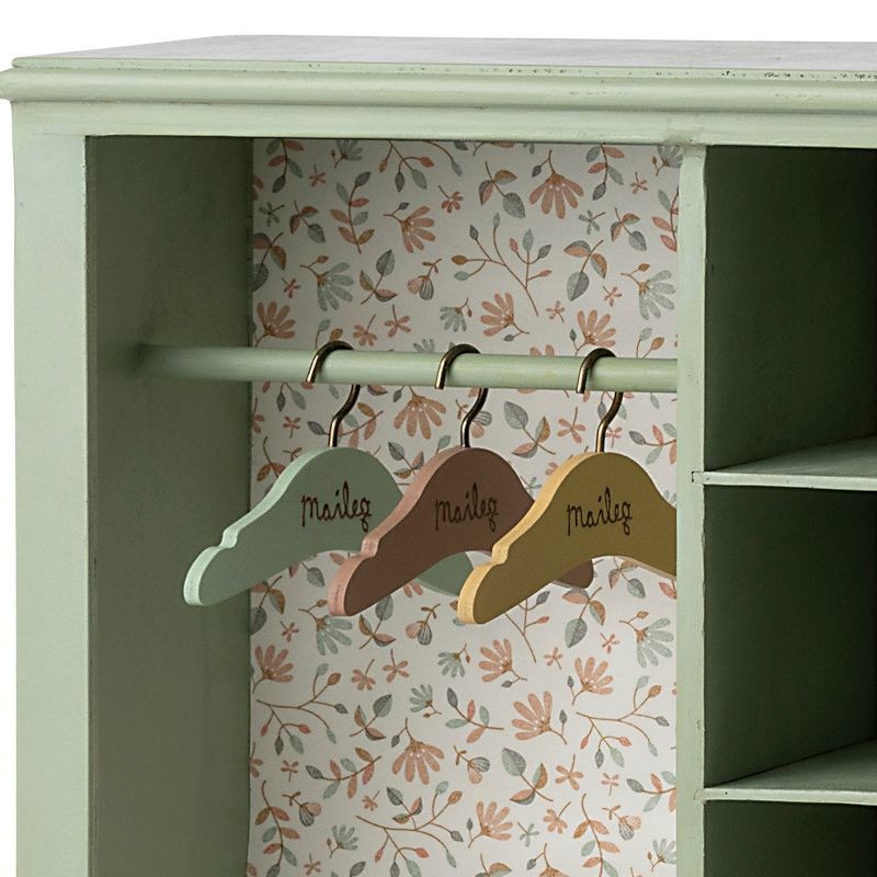 Maileg wardrobe, large mint green