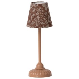 Maileg lampadaire miniature rose dark powder small en coton et metal