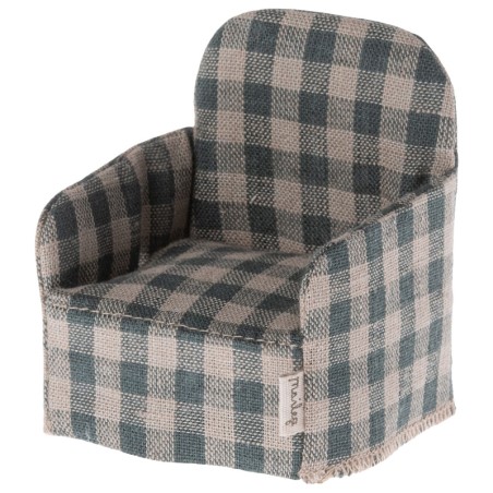 Maileg fauteuil vichy vert pour souris Maileg fauteuil vichy vert pour souris
