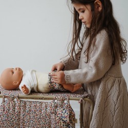 toy doll's changing table "marche de fleur" konges sloejd