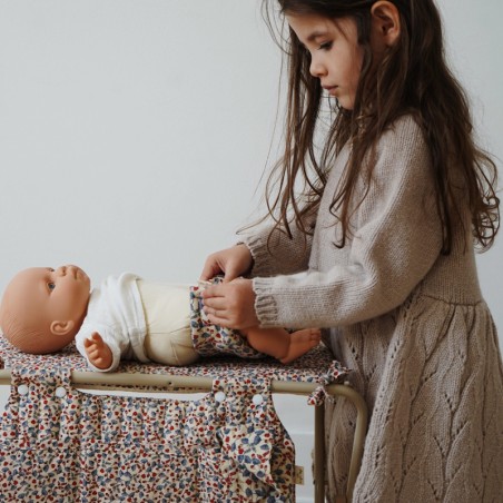 toy doll's changing table "marche de fleur" konges sloejd
