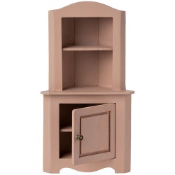 Maileg miniature corner cabinet, rose