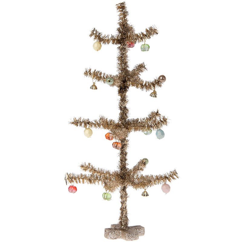 Maileg sapin de Noël, doré H25cm