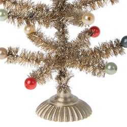 miniature toy christmas tree, gold, H15cm Maileg