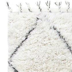 Black & White berber rug (200x300cm) hk living