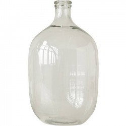 Dame jeanne déco verre transparent forme ovale H48cm Bloomingville