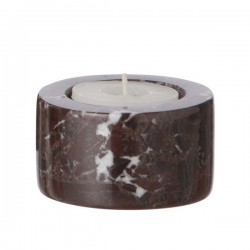 ferm living candleholder red marble