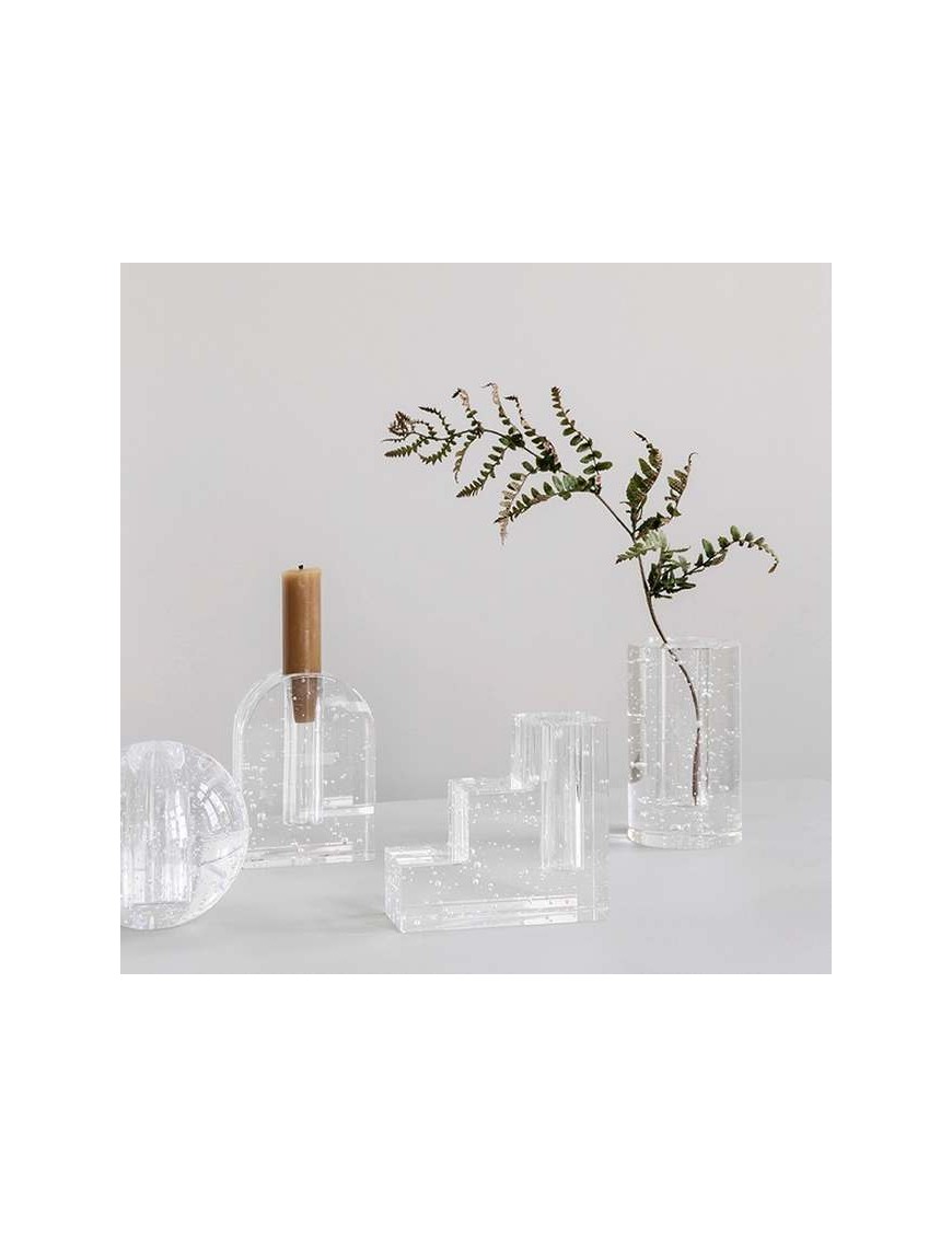 Ferm living bubble glass vase - cylinder