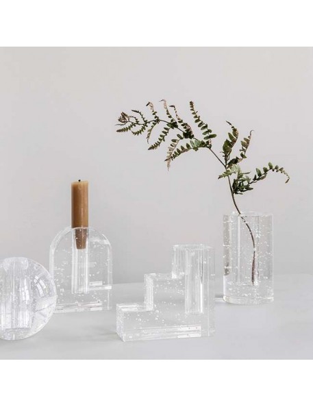 Ferm living bubble glass vase - cylinder