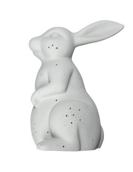 Applique murale lapin en céramique grise – design scandinave Byon