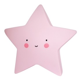 Soft LED nursery lamp – star shape for baby girls