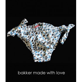 bakker made with love - girl bikini swimsuit * blue tegel*